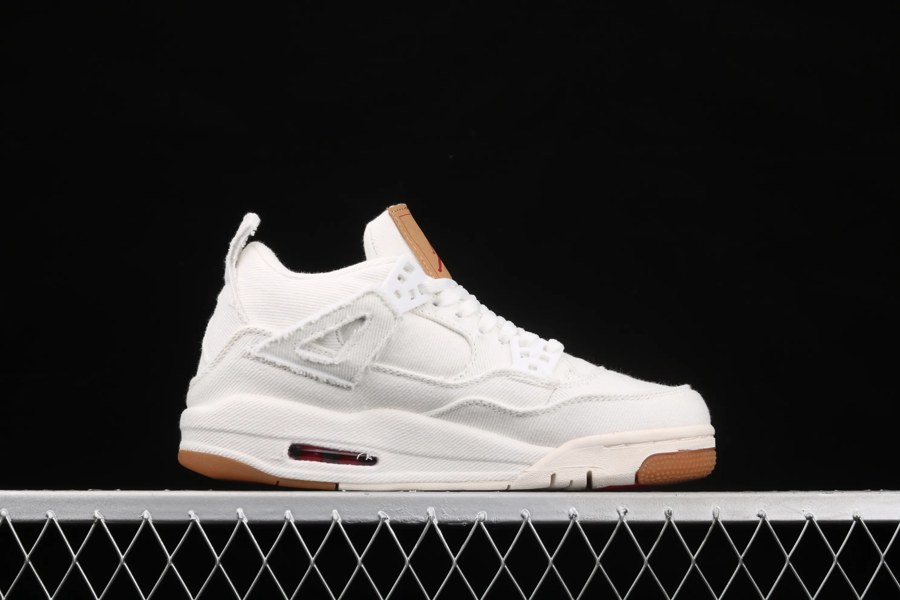 All categories Air Jordan Jordan series basketball shoes Air Jordan 4 G version Levi's x Air Jordan 4 AJ4 Joe 4 Levi's joint tannin white AO2571-100